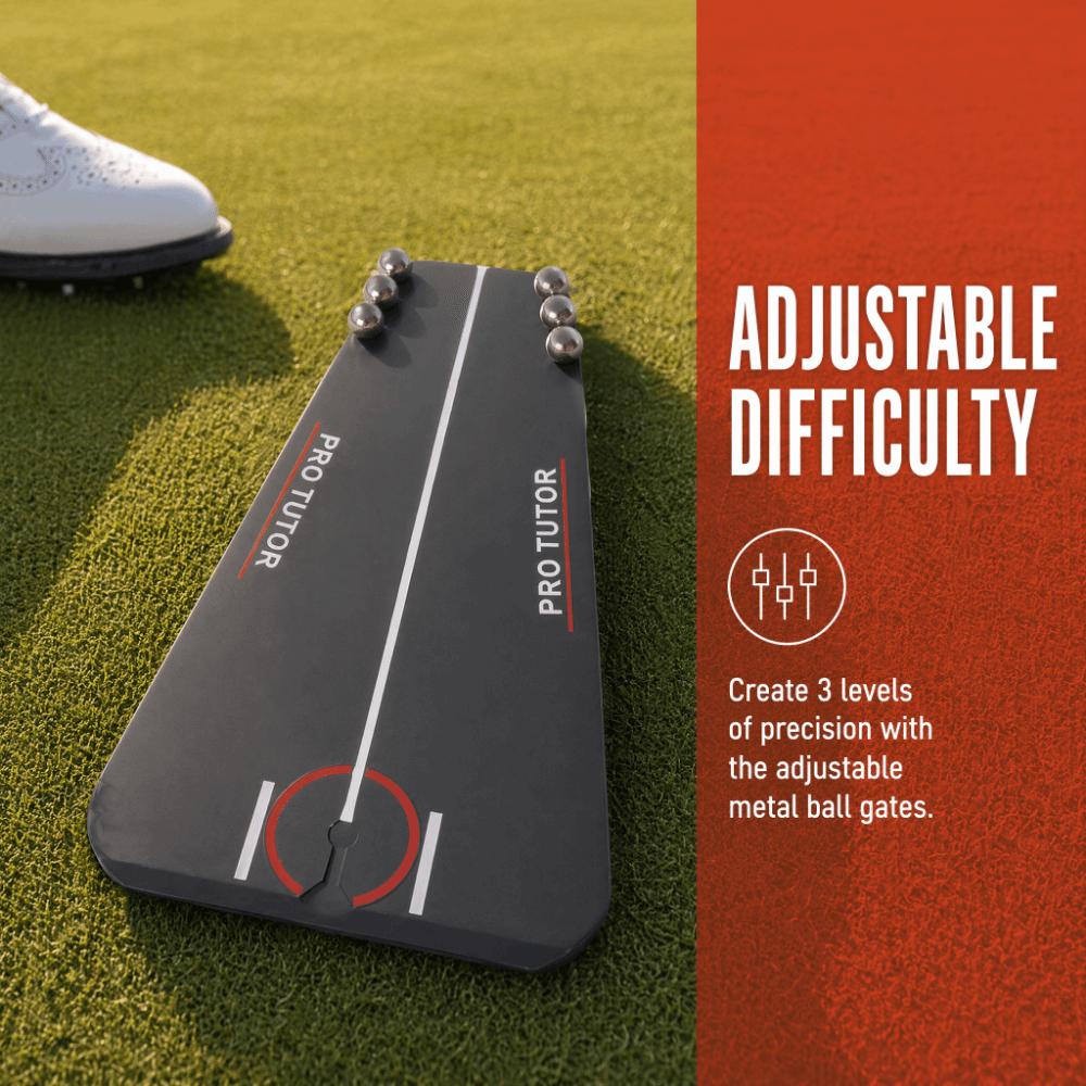 8pcs 3 Level Adjustable Putting Trainer Alignment Line Putting Practice Trainer Golf Practice