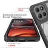 Гибридный противоударный чехол 2 в 1 для Motorola Moto G56 XT2529-2 Жесткий пластик ТПУ Рамка Прозрачная Акриловая Задняя крышка телефона
