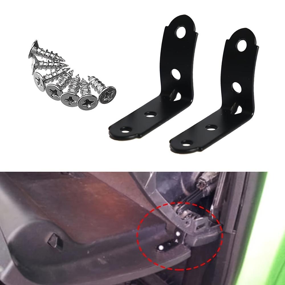 2PCS for A4 S4 B6 B7 Glove Box Repair Kit 2001-2008 2 Pc Black Ships