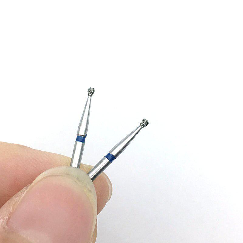10 шт./компл. алмазные стоматологические боры для полировки подготовки зубов, высокоскоростной наконечник, аксессуары для турбины SI-S46