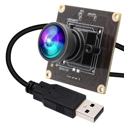 ELP 1080P 120 кадров в секунду USB-модуль камеры для компьютера 12 МП широкоугольная ПК-камера 100-градусный объектив с низким искажением веб-камера 12 МП высокоскоростная мини UVC веб-камера