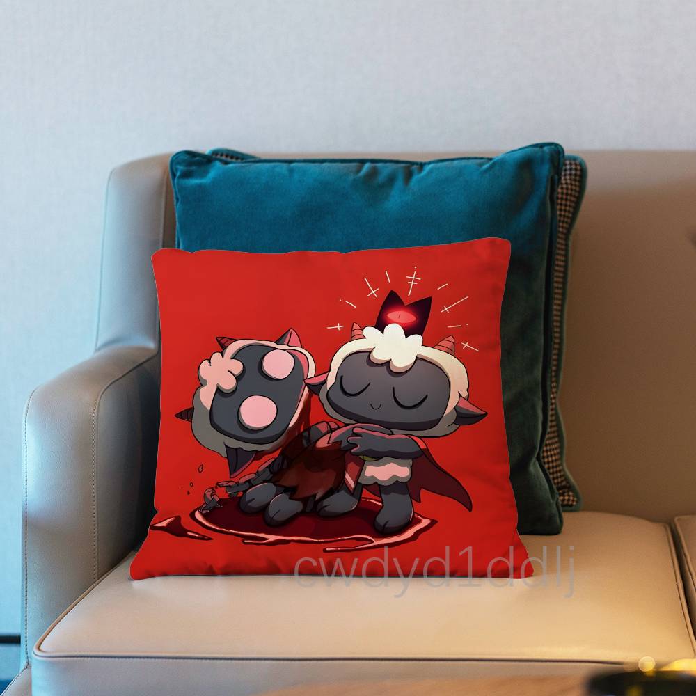 CCult Of The Lamb Game Pillow Case Cover Square Sofa With For Pattern Comfortable Cushion suitable Of Room