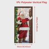Santa Claus Hanging Flag Ornament Festive Xmas Door Banner 2026 Christmas Decoration Navidad Natal New Year Gift 2027 for Home