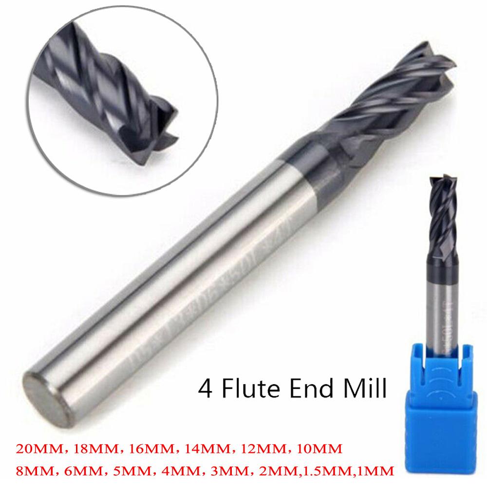 1*AlTiN Coated Solid Carbide Milling Coating Solid Carbide Milling Cutter HPC
