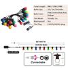 8M/13M/24M Led Globe Ball String Light Street Christmas Fairy Led Festoon Outdoor для сада, заднего двора, вечеринки, патио, украшения