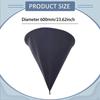 Marine Daylight Signal Canvas Wear Resistant Boating Functional Single Cone Black for Container