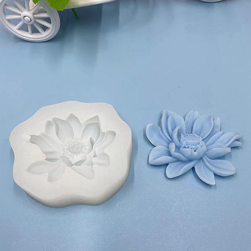 Lotus Gardenia украшения для торта силиконовая форма для самостоятельной выпечки на кухне мыло ручной работы форма для ароматерапии гипсовый торт шоколадная форма