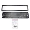 2025 New Sturdy Easy to Install Car License Plate Frame Cover Registration Plate Holder Compatible for European Standard Bracket License Plate Covers