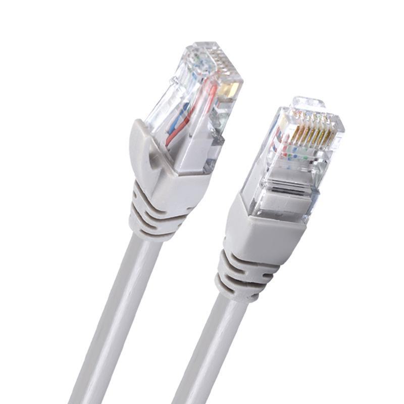 Кабель Cat 6 Gigabit Ethernet длиной 1 метр с кристаллической головкой, 8-жильный сетевой соединитель на витой паре.