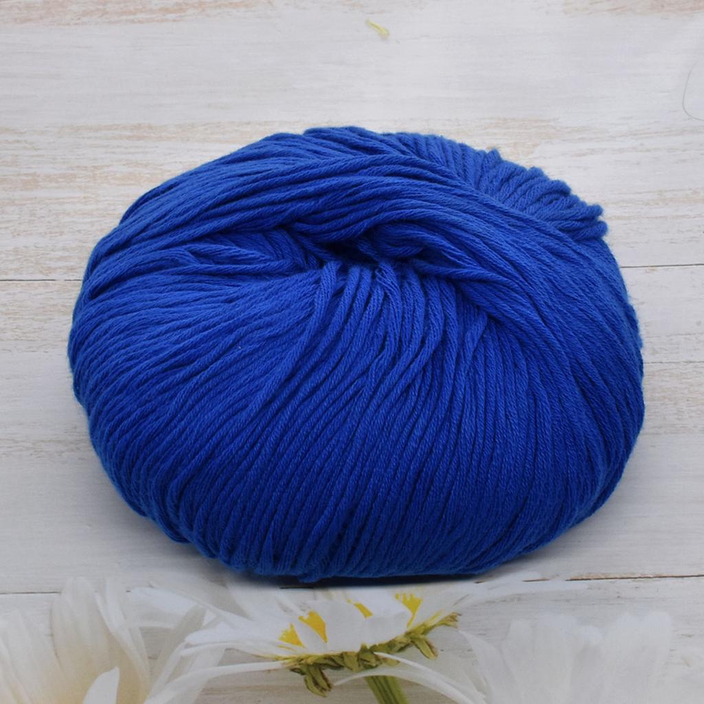 6 упаковок пряжи из гребенного хлопка премиум-класса для вязания крючком и спицами - 100% мягкая пряжа для ручного вязания, 50 г/моток 125 м/моток, гладкая пряжа для рукоделия для домашних проектов своими руками