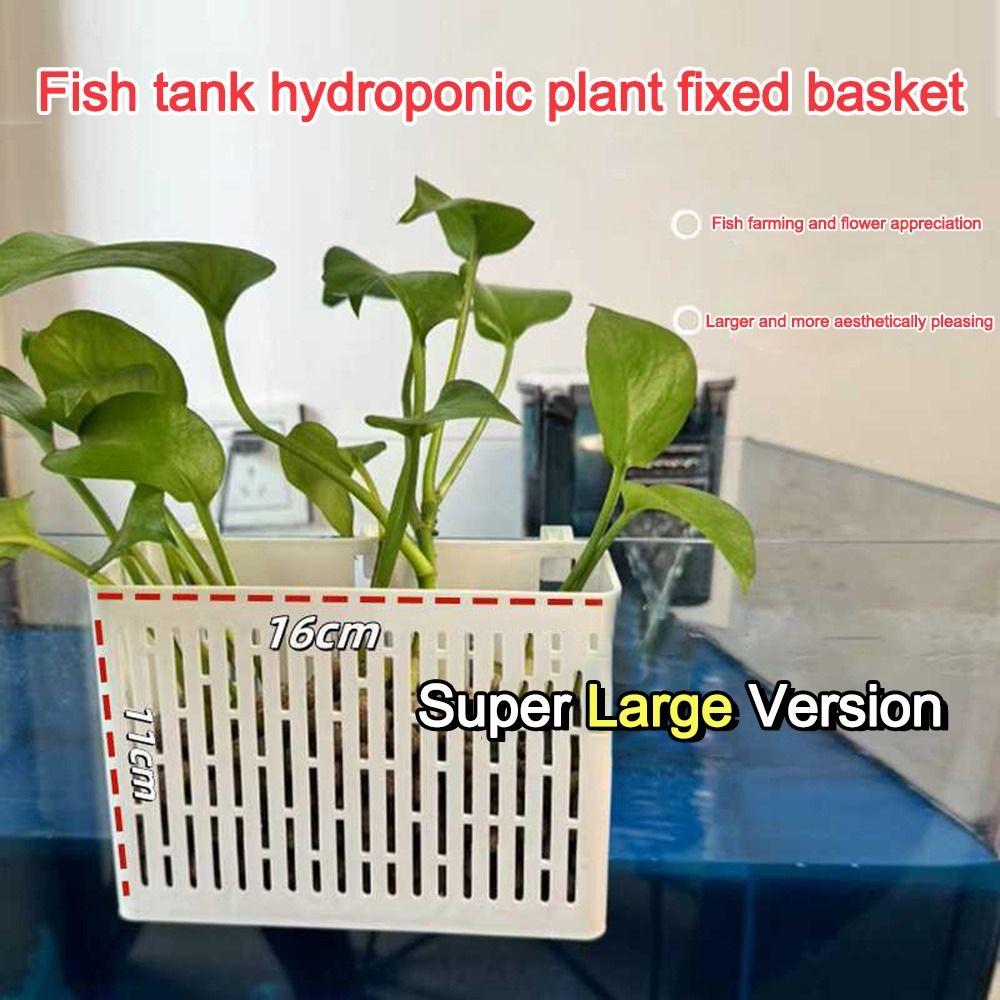 Hydroponic Hanging Aquarium Plant Holder Water Plant Landscape Aquarium Planter Cups for Fish Tank