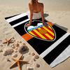 Пляжное полотенце из микрофибры с дизайном герба Valencia CF, легкое и быстросохнущее, для летних путешествий, незаменимое на пляже, у бассейна