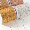 2Meters/Lot Metal Copper Bracelet Necklace Gold Silver Chain Sequins Jewelry Making Accessories