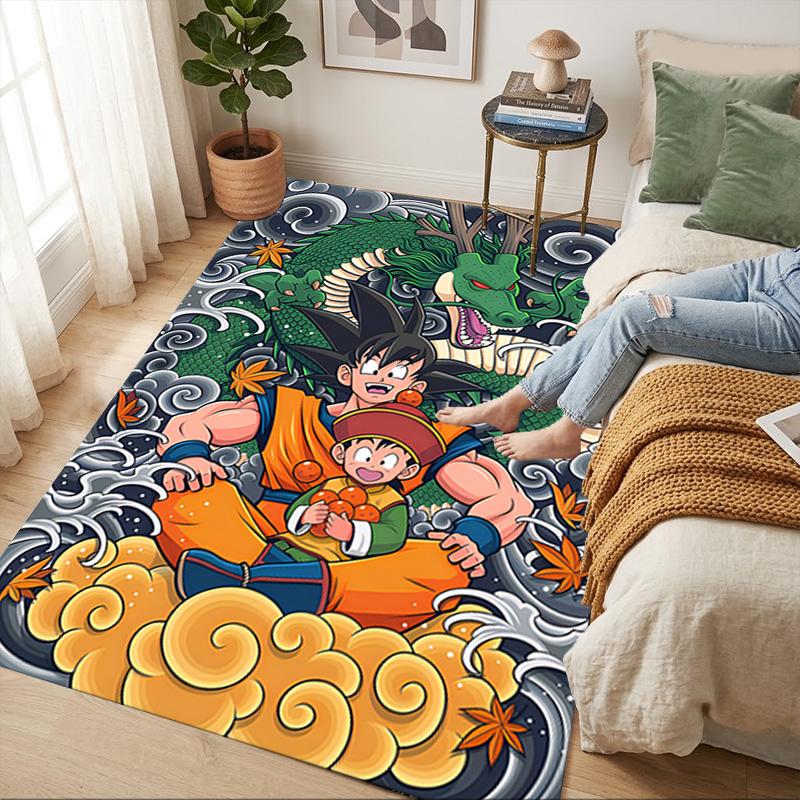 Dragon Ball Living Room Nonslip Area Rug Soft Carpet For Bedroom Game Playroom Sofa Office Home Decor Doormat Christmas Gift C930200
