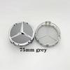 For Benz a24Pcs 75MM Car Wheel Center Hub Caps AMG Wreath for Mercedes Benz GLE GLK SLK CLA CLK W203 W204 W205 W209 W210 W211 W212
