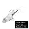 FishKing1/21pcs Lead Jig Soft Lure For Pike Muskie Bass Minnow Lure Length 8CM 10CM Weight 8.5G 21.5G
