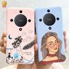 Luxury Case For Honor X9a Soft TPU Capa COOL New Cute Animal Painted Back Coque For Honor X9a X8A X7A 9XA 8XA 7XA  Bumper Bags