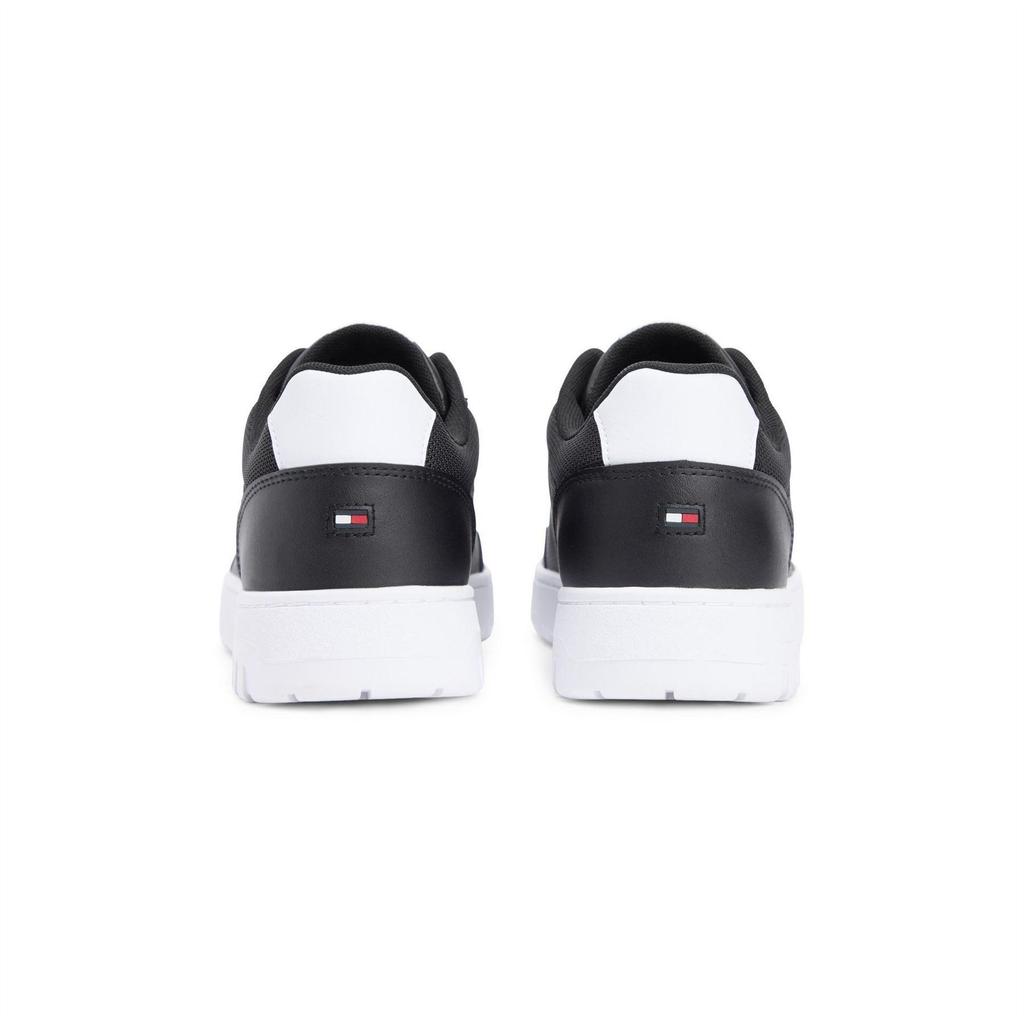 Tommy Hilfiger Mens Basket Core Lt Leather Trainers