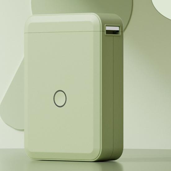 Мини-принтер этикеток Портативный Bluetooth-совместимый Бесплатное редактирование изображения Вставка не требует чернил Перезаряжаемый Совместимость с iOS для Android