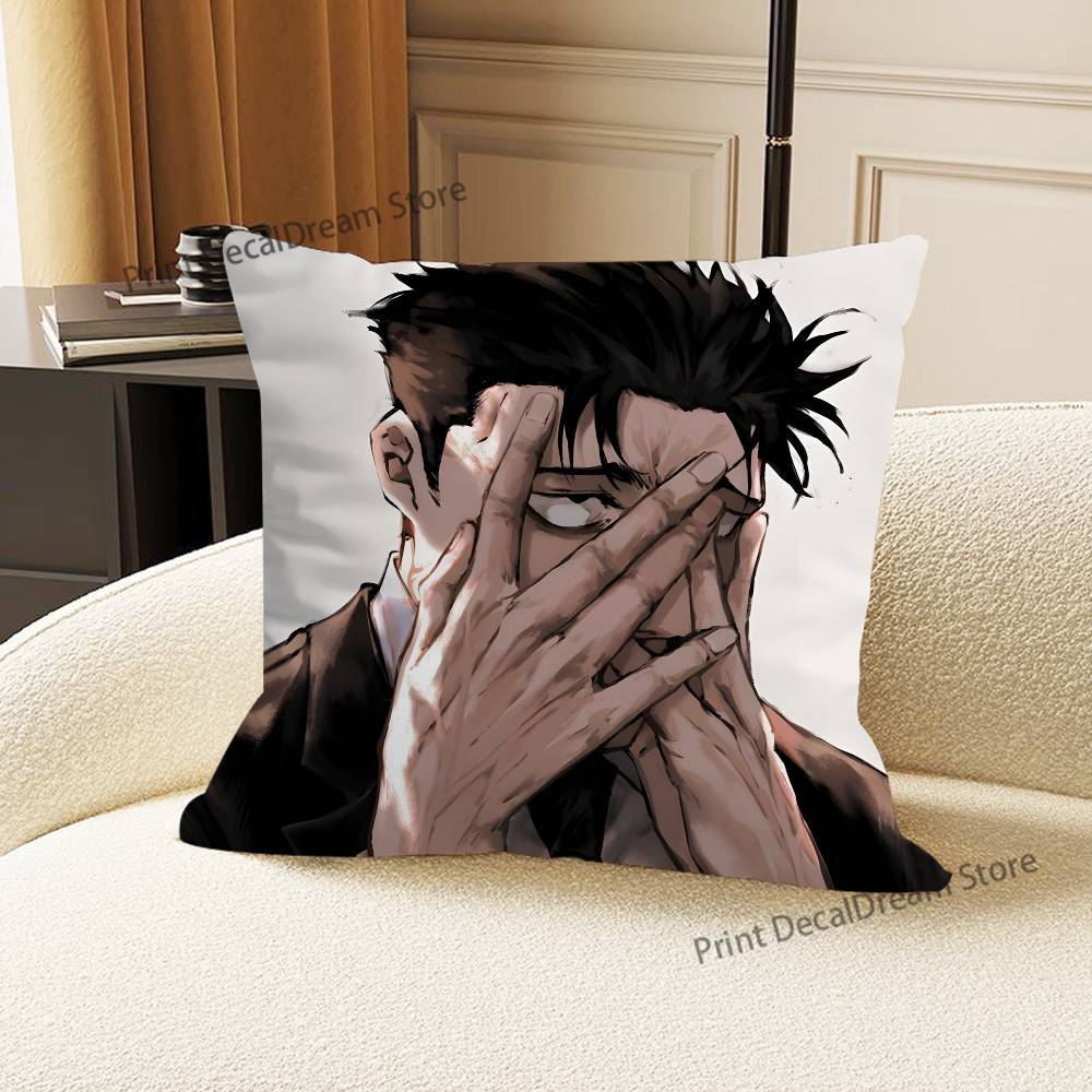 Cool H-Hiromi Higuruma Pillow Case For Sofa Decor Car Office Room Printing Cushion Cover Decorations and Protector