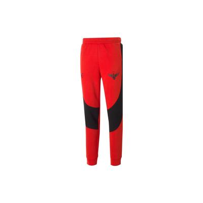 X Melo Rare Dime Color Block Printed Прямые свободные повседневные брюки мужские брюки оранжевые 621727-01