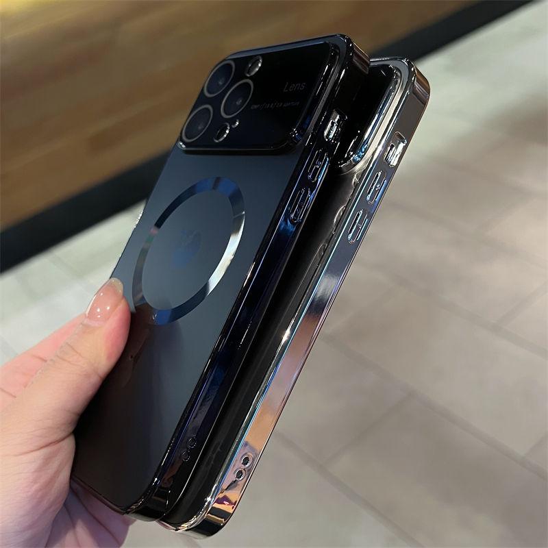 Роскошный матовый магнитный чехол AG для iPhone 15 13 14 Pro Max 14promax 13pro Plus Glass