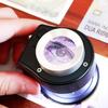 Shatterproof Magnifying Glass Foldable Read Magnifier with LED & UV Light Magnifying Lens for Book Reading Classroom 30X