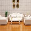 1:12 Miniature Sofa Model Figurine For Doll House With Wooden Frame And Soft Fabric Cover For Realistic Scene Decoration