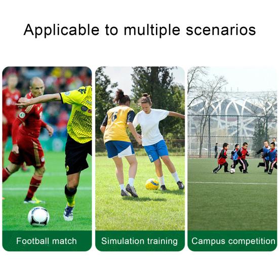 Набор из 3 шт. карточек для футбольного судьи: зеленая, красная, желтая. Карточки для предупреждения, удаления и задержки в футболе. Аксессуары для судейства спортивных соревнований.