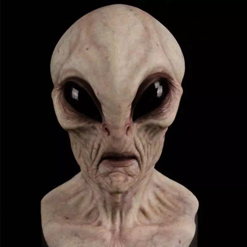 2020New Alien Latex Mask Halloween New Hot-Selling Alien Horror Mask Headgear