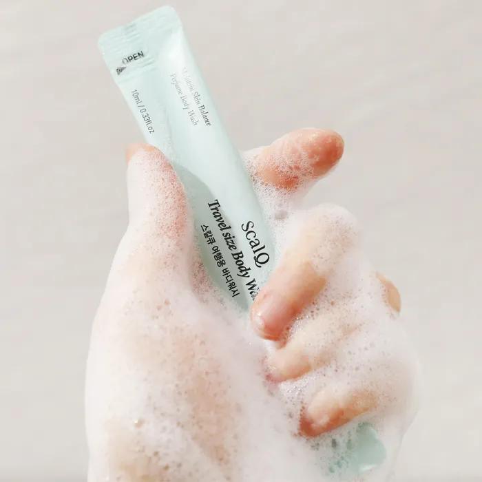 Travel Essentials for the Whole Family_[2 Pack] Eco-friendly Travel Weakly Acidic Body Wash 10ml 20 Pieces 2 Packs