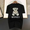 2024 Luxury Brand Money Bear Personalized Printing Unisex's T-shirt Cotton T-shirt High Quality Unisex's T-shirt Street Loose Top