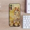 Чехол для телефона Sarah Kay для Samsung Galaxy A13, A21s, A22, A31, A32, A52, A53, A71, A80, A91, Мягкий черный чехол
