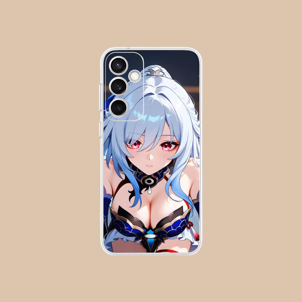 Прозрачный чехол HSR Jingliu для Samsung Galaxy S25 S24 S23 S22 S21Plus FE Ultra Цветная накладка