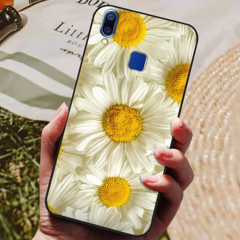 Для чехла Vivo Y93 Lite Чехол Силиконовый Мультяшный Расписной Мягкий ТПУ Задняя Крышка Для Vivo Y91 Y95 Y93 Lite Чехол Y 91 Чехлы для Телефона Capas