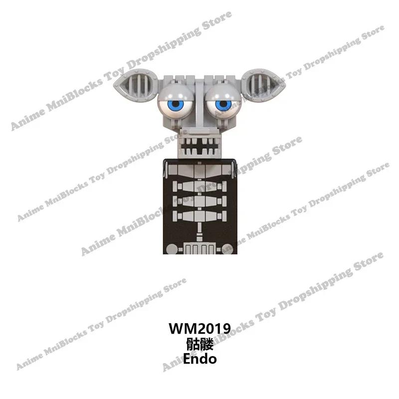 WM6074 WM6097 Сборка мини-кирпичиков FNAF Игровая фигурка Чика Фокси Медведь Бонни Кошмар Мальчик Малыш Скелет Триллер Игрушки подарок