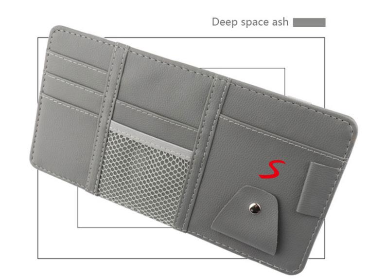 For MINI Cooper S JCW WORKS R55 R56 F55 F56 R57 R58 R59 R60 R50 Car Sun Visor Storage Case Clip Organizer Interior Accessories zbfhp66