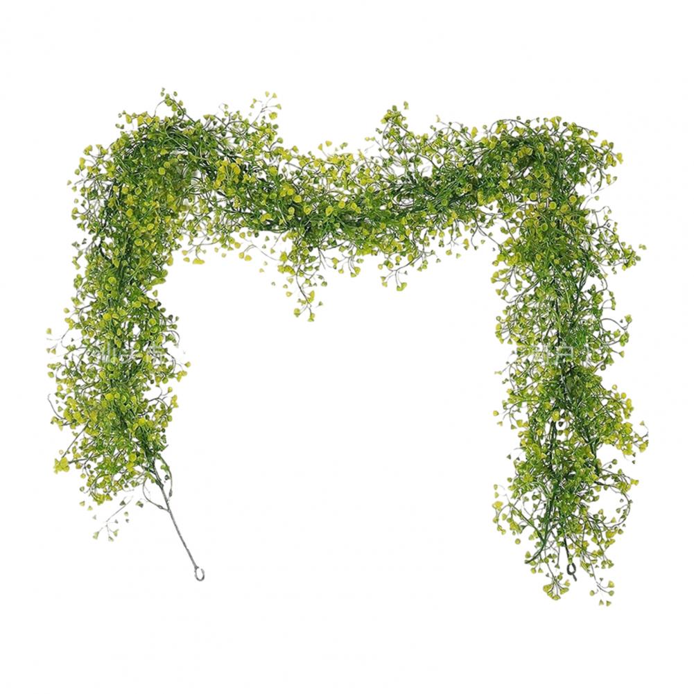 Halloween Decoration Garland Artificial Vine for Fireplace 1.8m Artificial Ivy Vines Garland Uv Resistant Plastic Leaves Decor
