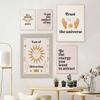 Law of Attraction Print Manifest Quote Affirmation Poster Mindfulness Self Love Self Care Therapy Canvas Painting Home Decor