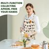 2 Packs Egg Apron, Egg Collecting Apron for Chicken Duck Goose Eggs, Chicken Egg Apron for Housewife Farmhouse Kitchen Restaurant Parent-Child