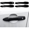 YINGTUU Car Snap-On Door Handle Cover For Toyota Camry 2018      2024 2025 Exterior Accessories Protection Stickers Sport Decals(Carbon Fiber Grain)