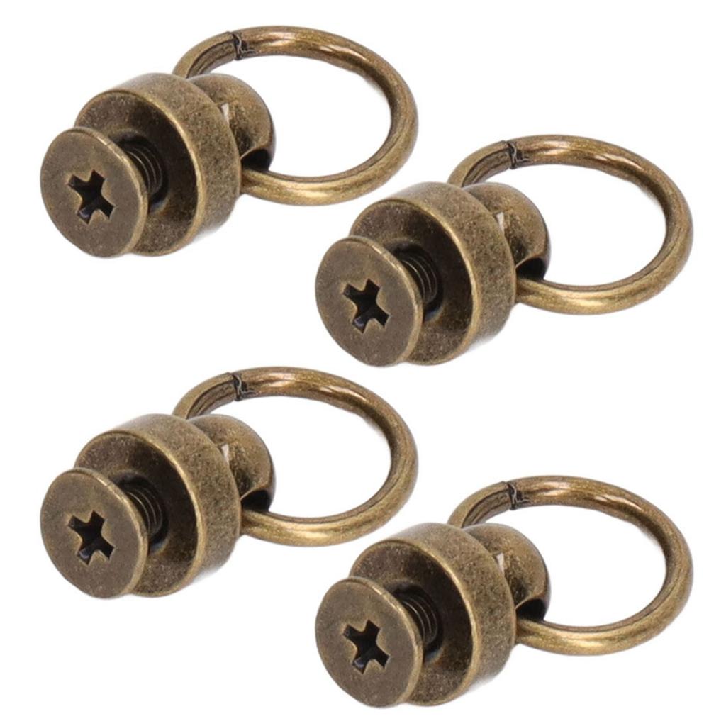 200 комплектов 9 мм латунных заклепок, гвоздиков для сумочек, больших колец, пуговиц, заклепок для самостоятельного изготовления одежды