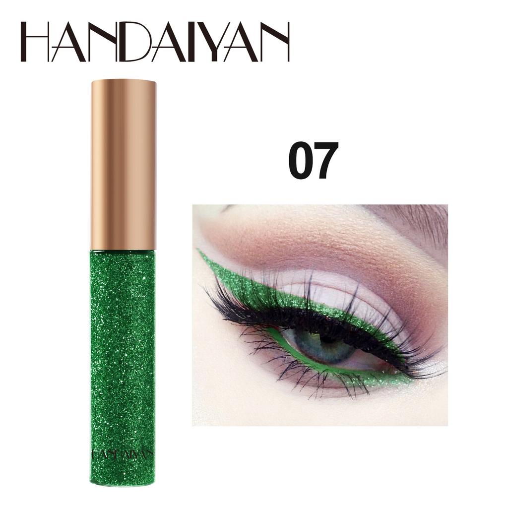 HANDAIYAN Stage Nightclub Makeup Performance Makeup and Colorful Shiny Sequins, Eye -catching Shadow Solution