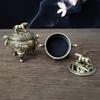 Animal Foot Plate Incense Burner Hollow Out Three Legged Stove  Tea Ceremony Home Decoration