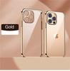 Прозрачный мягкий чехол с покрытием для iPhone 15 Pro Max 12 11 XR X XS Max 8 7 Plus 13Pro 14, противоударный ультратонкий чехол-бампер
