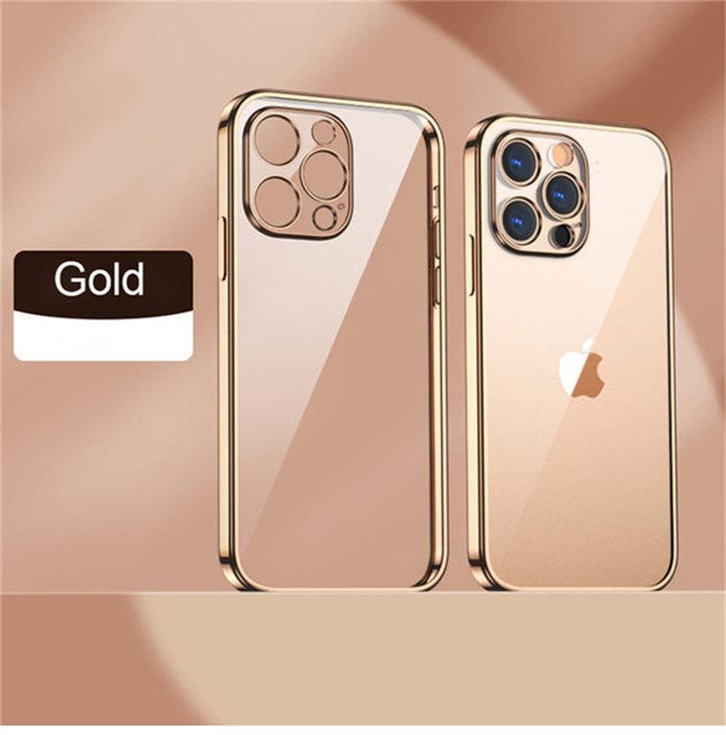 Прозрачный мягкий чехол с покрытием для iPhone 15 Pro Max 12 11 XR X XS Max 8 7 Plus 13Pro 14, противоударный ультратонкий чехол-бампер