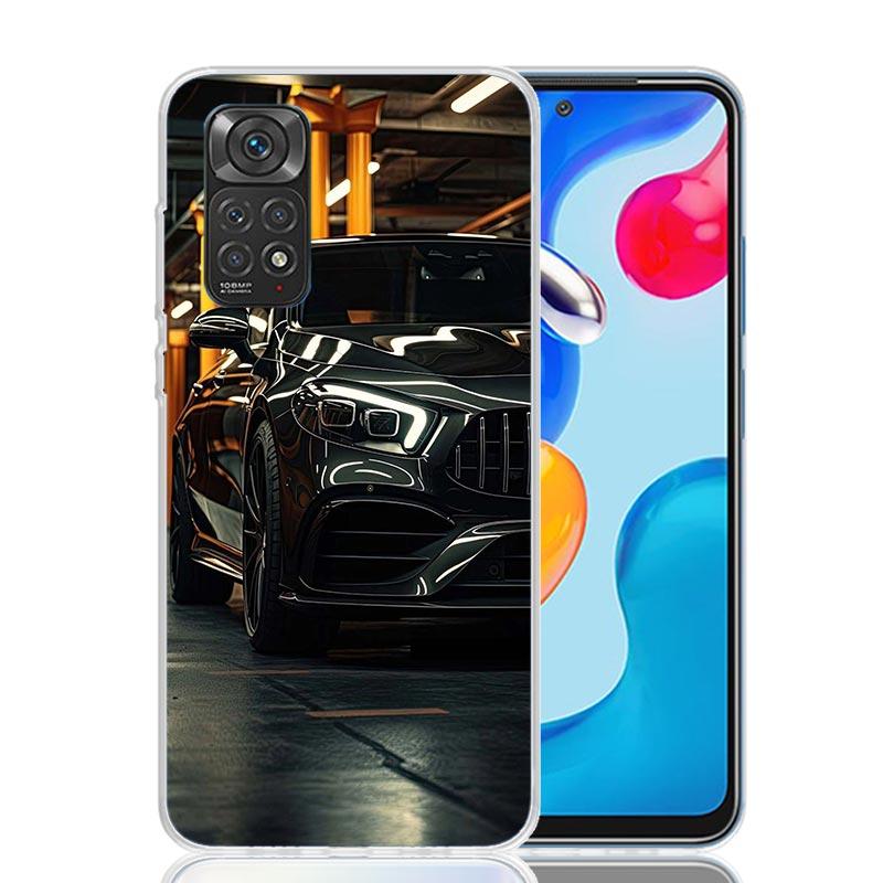 Чехол для телефона Sport Car C63 E63 S63 G63 для Xiaomi Redmi Note 13 14 15 Pro Plus 12S 12 14S 11S 11E 10 10S 11 11T 5G 4G Cover Coque
