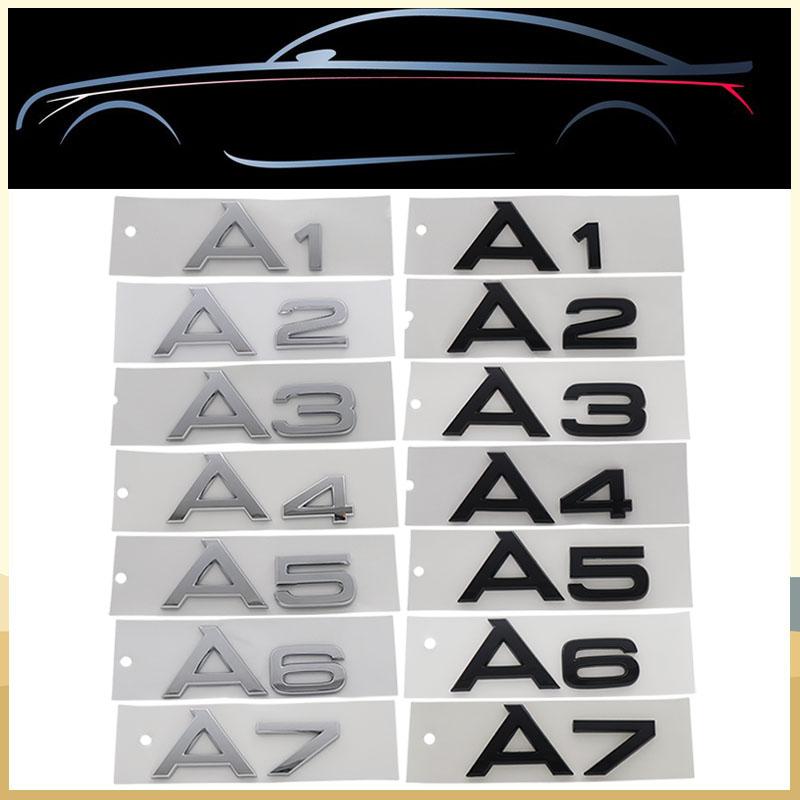 CBS3 3D Буквы A1 A2 A3 A4 A5 A6 A7 A8 для Аксессуаров для Стайлинга Автомобиля капот двигателя Крыло багажник Задняя Наклейка Шильдик Значок Наклейка