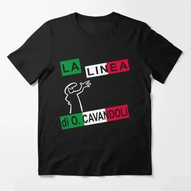 The Line Osvaldo Cavandoli T Shirt Fashion Hip Hop La Linea T Shirt Casual Crew Neck Plus Size T Shirt Women