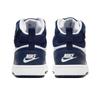 Nike Детские кроссовки Court Borough Mid 2 GS White Signal Blue Blue-Void CD7782-107